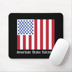 Tapis De Souris National de l'État américain avec la paix