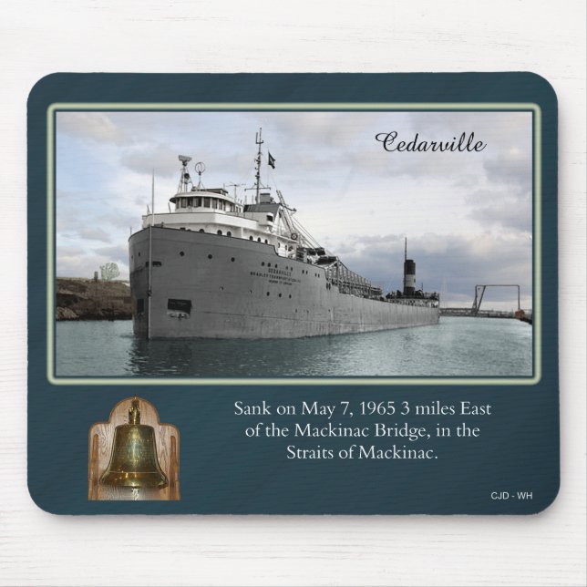 Tapis De Souris naufrage de Cedarville mousepad (Devant)