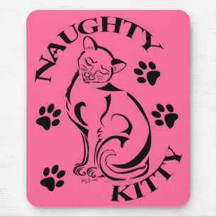 Tapis De Souris Naughty Kitty Mousepad