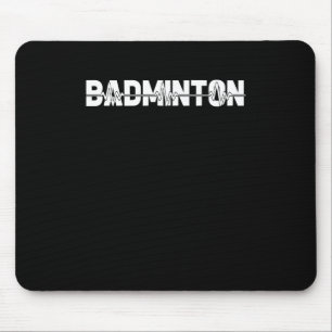 Tapis De Souris Navette Badminton - Racquet Court Player Ekg Heart