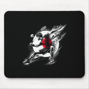 Tapis De Souris Navette japonaise Badminton Sport Patriot Japon