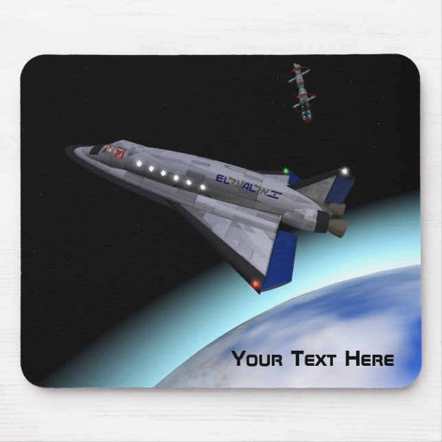 Tapis De Souris Navette spatiale El Al Maslool (Devant)