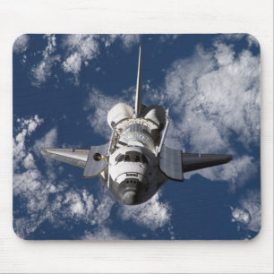 Tapis De Souris Navette spatiale en terre orbitale