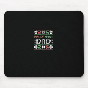 Tapis De Souris Navi Papa Navidad Funny Noël Laide Sweat Fath