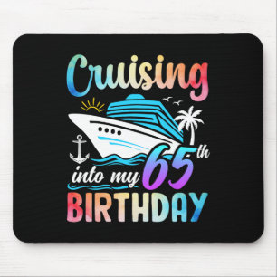 Tapis De Souris Naviguer vers mon 65e anniversaire 65 ans Annivers