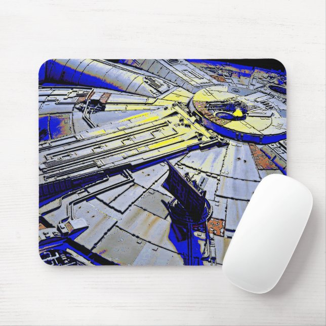 Tapis De Souris Navire spatial (Avec souris)