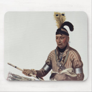 Tapis De Souris Naw-Kaw ou "bois", un chef de Winnebago