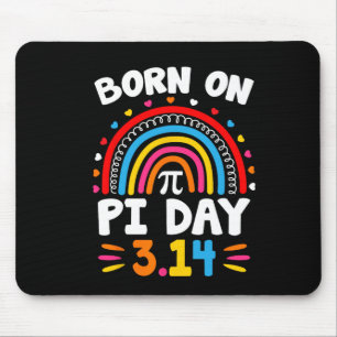 Tapis De Souris Né Le Jour Du Pi Anniversaire 2025 Joyeux Thé Math