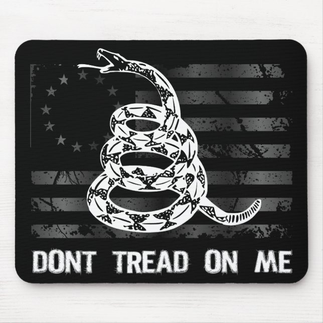 Tapis De Souris Ne marchez pas sur moi II Mousepad (Devant)