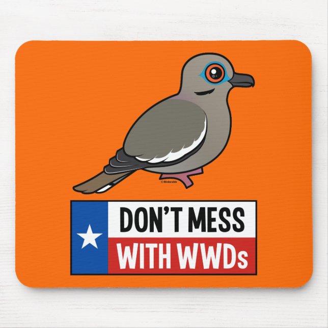 Tapis De Souris Ne salissez pas avec WWDs (Devant)