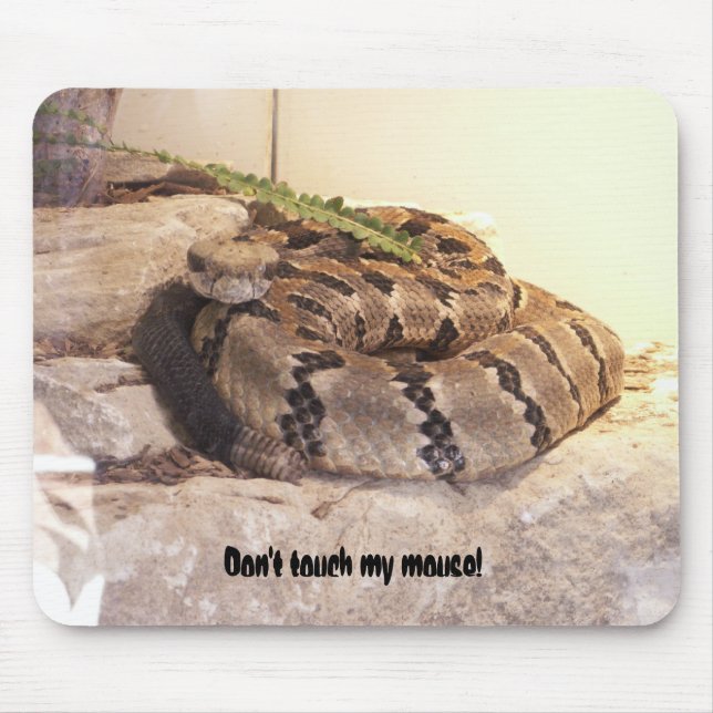 Tapis De Souris Ne touchez pas ma souris ! (Devant)
