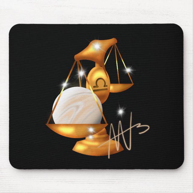 Tapis De Souris Nebula Libra Venus Zodiac (Devant)