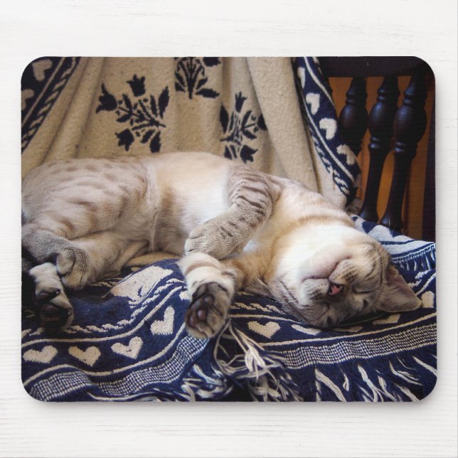 Tapis De Souris Neige Bengale sur le balancier (Devant)