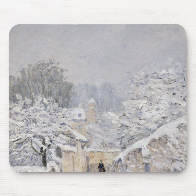 Tapis De Souris Neige chez Louveciennes, 1878 (Devant)