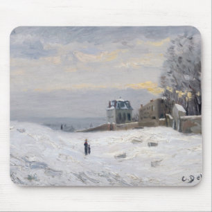 Tapis De Souris Neige chez Montmartre, 1869