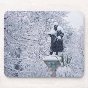 Tapis De Souris Neige dans le parc