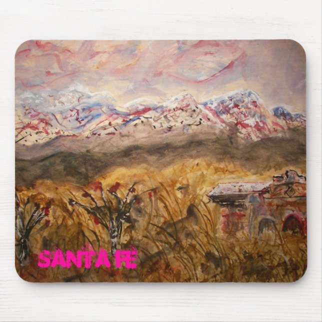Tapis De Souris neige de Santa Fe (Devant)