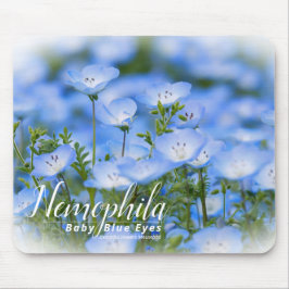 Tapis De Souris NEMOPHILA（Baby Blue Eyes）