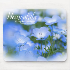Tapis De Souris NEMOPHILA(Yeux Bleus Bébé)