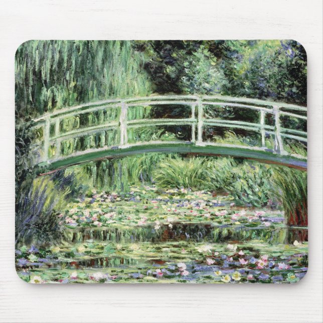 Tapis De Souris Nénuphars de blanc de Claude Monet |, 1899 (Devant)
