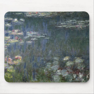 Tapis De Souris Nénuphars de Claude Monet : Réflexions vertes