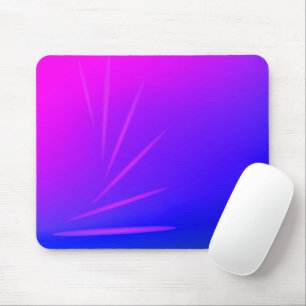 Tapis De Souris Neon Abstrait rose et pourpre