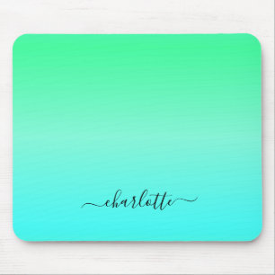 Tapis De Souris Neon Turquoise et Vert