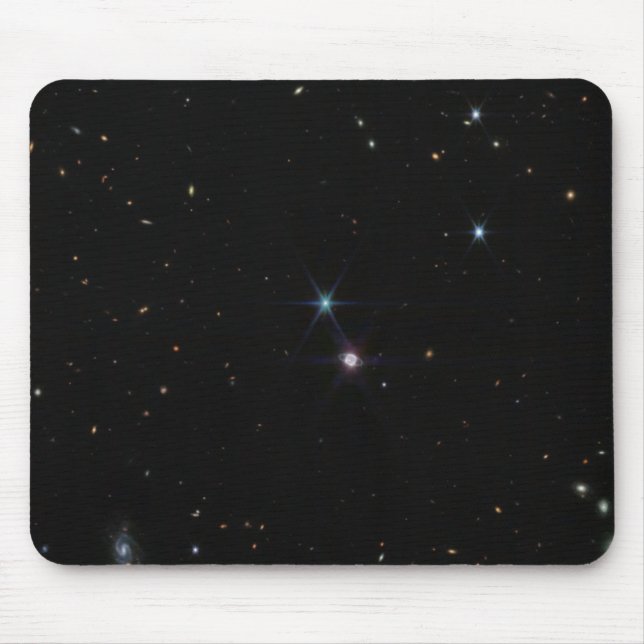 Tapis De Souris Neptune système de anneau centaines de galaxies We (Devant)
