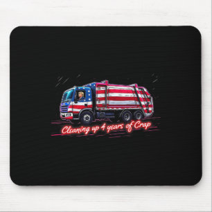 Tapis De Souris Nettoyer 4 Année De Merde Drôle Trump Garbyge Ame