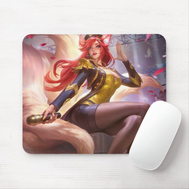 Tapis De Souris Neuf Mousepad renard de queue | Mousepad personnal (Avec souris)