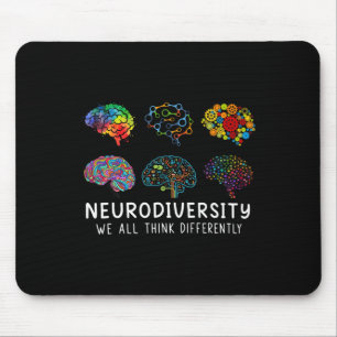 Tapis De Souris Neurodiversité Nous Pensons Tous Différemment Cern