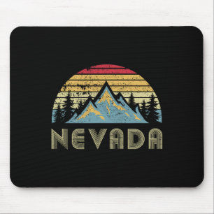 Tapis De Souris Nevada Tee - Montagnes Rétro Vintage Nature Randon