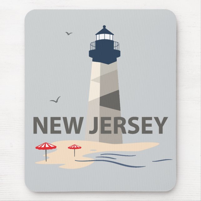 Tapis De Souris New Jersey, États-Unis d'Amérique (Devant)