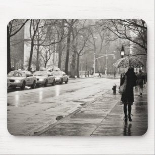 Tapis De Souris New York City - jour pluvieux dans le Greenwich