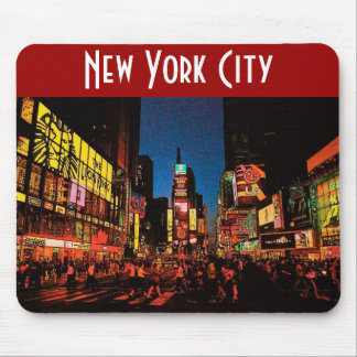 Tapis De Souris New York City (néon) Mousepad