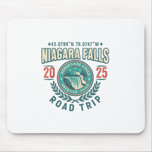 Tapis De Souris Niagara Falls 2025 Coordonnées Voyage routier Souv