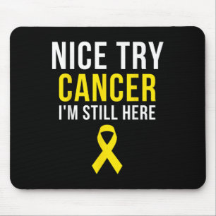 Tapis De Souris Nice Essayez Survivante Sarcoma Cancer Sensibilisa