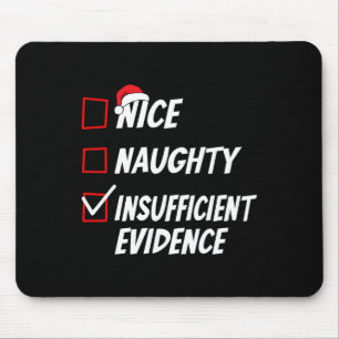Tapis De Souris Nice Naughty Noël Famille Noël Fêtes Pajama Hommes