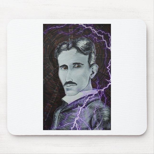 Tapis De Souris Nikola Tesla (Devant)
