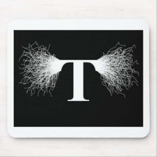 Tapis De Souris Nikola Tesla - bobine de Tesla - foudre