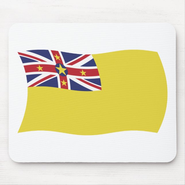 Tapis De Souris Niue Drapeau Mousepad (Devant)