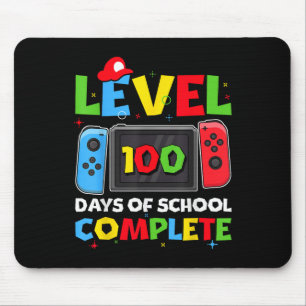 Tapis De Souris Niveau 100 Jours D'École Jeu Vidéo Complet 100ème