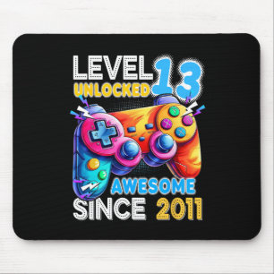 Tapis De Souris Niveau 13 Jeu vidéo déverrouillé 13e anniversaire