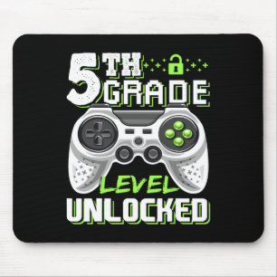 Tapis De Souris Niveau 5e Débloqué Jeu Vidéo Rentrée Scolaire