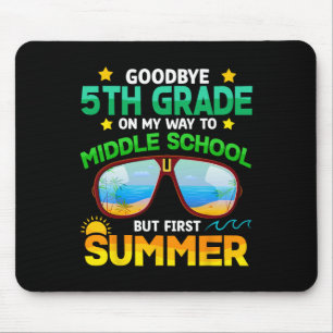 Tapis De Souris Niveau De L'École Secondaire Premier Été