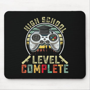 Tapis De Souris Niveau lycée Complet Gamer School Graduation