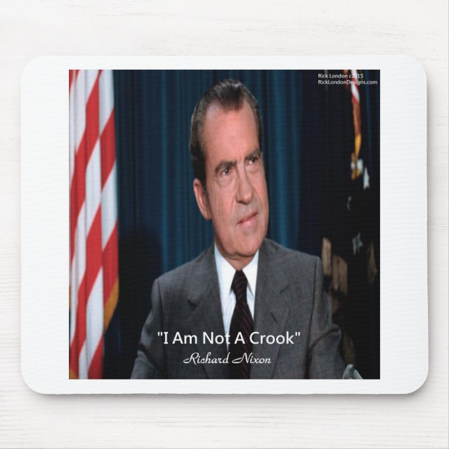 Tapis De Souris Nixon et non pas un Crook Citation (Devant)