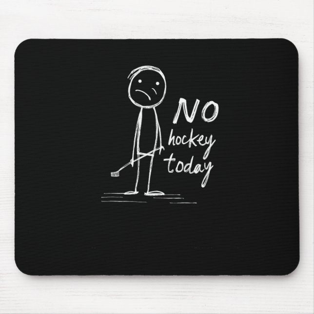 Tapis De Souris No Hockey Today Minimalist Graph  (Devant)