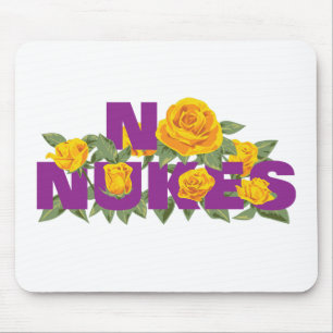 Tapis De Souris NO NUKES - ROSE MISSION officiel Souris Pad