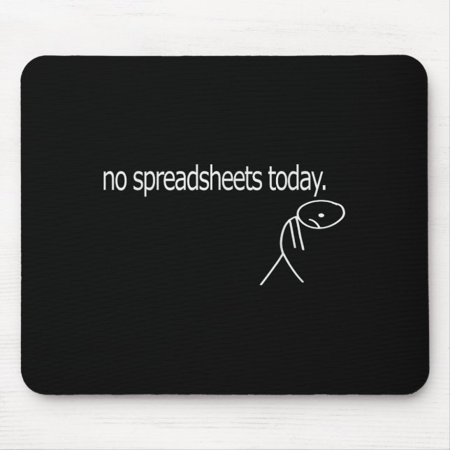 Tapis De Souris No Spreadsheets Today Accounting Spreadsheets Acco (Devant)